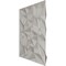 Ekena Millwork 19 5/8in. W x 19 5/8in. H Leto EnduraWall Decorative 3D Wall Panel Covers 2.67 Sq. Ft. WP20X20LTCCB - alternate 4